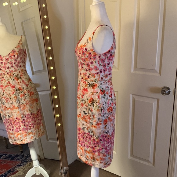 Black Halo All In Bloom Sheath Dress Anthropologie - Picture 8 of 13